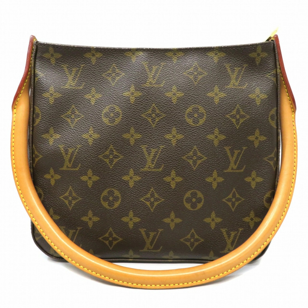 Louis Vuitton Looping Monogram Shoulder Bag Brown
